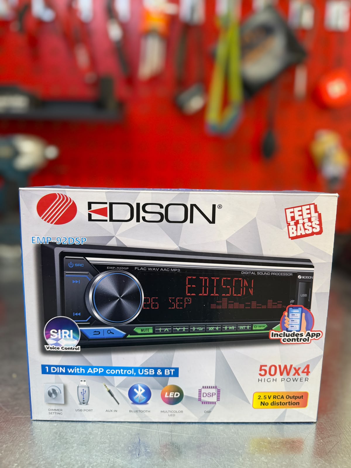 EDISON EMP 92DSP Bluetooth DSP oto teyp kutusu